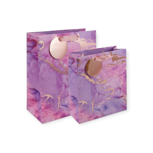 Picture of PINK MARBLE GIFT BAG